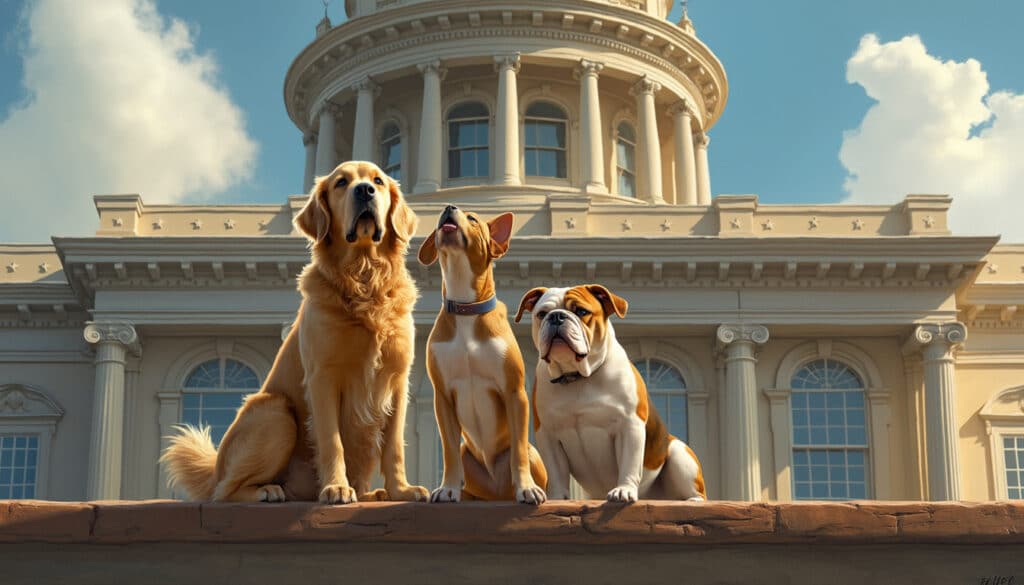 ontdek het opvallende verhaal van drie honden die zich op het dak van een rechtbank in texas bevinden. wat zijn hun redenen en wat voor impact heeft dit bizarre tafereel? lees meer over deze intrigerende gebeurtenis!