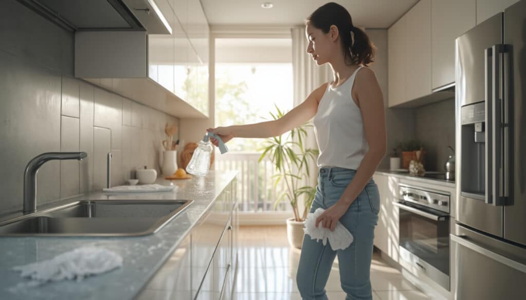 ontdek hoe je je keuken dagelijks kunt schoonmaken om bacteria effectief te bestrijden. krijg handige tips en trucs voor een hygiënische en veilige kookomgeving.